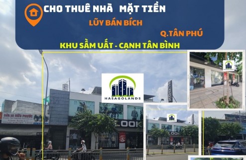 SỐC- Cho thuê nhà  Mặt Tiền Lũy Bán Bích 180m2 -  NGANG 18M